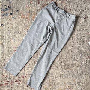 Uniqlo Women's Gray Checkered Ankle Pants
